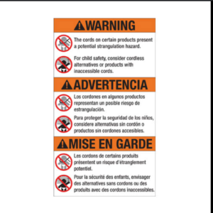 Adhesive Safety Label E200512