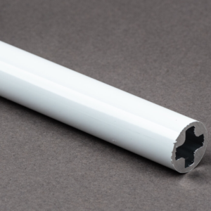 Zebra Bottom Bar Rolling Rod White 16.4 ft